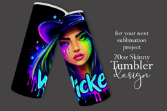 Halloween Tumbler Wrap, Wicked Halloween Witch Tumbler, t71 Product Image 2