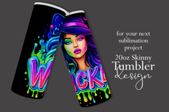 Halloween Tumbler Wrap, Wicked Halloween Witch Tumbler, t72 Product Image 2