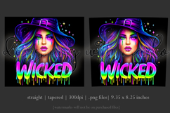 Halloween Tumbler Wrap, Wicked Halloween Witch Tumbler, t76 Product Image 3