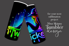 Halloween Tumbler Wrap, Wicked Halloween Witch Tumbler, t78 Product Image 2