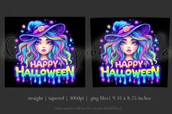 Halloween Tumbler Wrap, Colorful Witch Tumbler Wrap, t8 Product Image 3