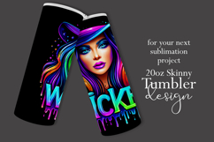 Halloween Tumbler Wrap, Wicked Halloween Witch Tumbler, t84 Product Image 2