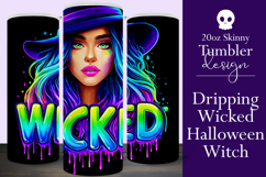 Halloween Tumbler Wrap, Wicked Halloween Witch Tumbler, t86 Product Image 1