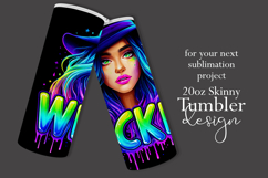 Halloween Tumbler Wrap, Wicked Halloween Witch Tumbler, t86 Product Image 2