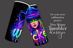 Halloween Tumbler Wrap, Wicked Halloween Witch Tumbler, t88 Product Image 2