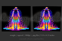 Halloween Tumbler Wrap, Colorful Witch Tumbler Wrap, t9 Product Image 3