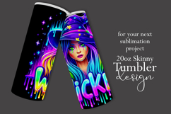 Halloween Tumbler Wrap, Wicked Halloween Witch Tumbler, t91 Product Image 2