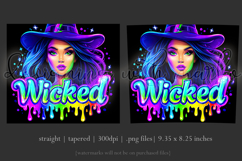 Halloween Tumbler Wrap, Wicked Halloween Witch Tumbler, t92 Product Image 3