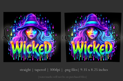 Halloween Tumbler Wrap, Wicked Halloween Witch Tumbler, t94 Product Image 3