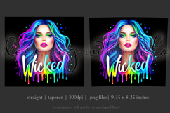 Halloween Tumbler Wrap, Wicked Halloween Witch Tumbler, t96 Product Image 3