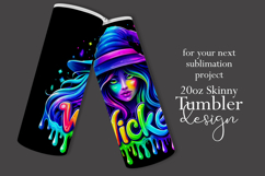 Halloween Tumbler Wrap, Wicked Halloween Witch Tumbler, t98 Product Image 2