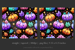 Halloween Tumbler Wrap, Halloween Kawaii Pumpkins Tumbler, 1 Product Image 3