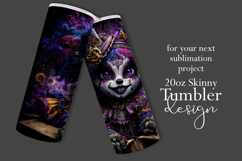 Halloween Tumbler Wrap, Sublimation Scary Clown Tumbler. t2 Product Image 2