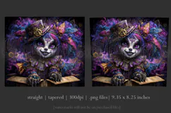 Halloween Tumbler Wrap, Sublimation Scary Clown Tumbler. t2 Product Image 3