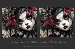 Halloween Tumbler Wrap, Sublimation Scary Clown Tumbler. t6 Product Image 3