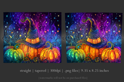 Halloween Tumbler Wrap, Sublimation Pumpkins Tumbler. t1 Product Image 3