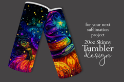 Halloween Tumbler Wrap, Sublimation Pumpkins Tumbler. t2 Product Image 2