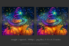 Halloween Tumbler Wrap, Sublimation Pumpkins Tumbler. t2 Product Image 3