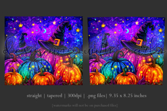 Halloween Tumbler Wrap, Sublimation Pumpkins Tumbler. t4 Product Image 3