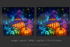 Halloween Tumbler Wrap, Sublimation Pumpkins Tumbler. t5 Product Image 3
