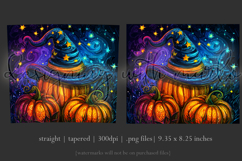 Halloween Tumbler Wrap, Sublimation Pumpkins Tumbler. t7 Product Image 3