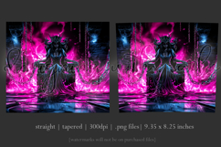 Halloween Tumbler Wrap, Halloween Demon Queen Tumbler, t2 Product Image 3