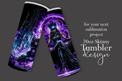 Halloween Tumbler Wrap, Halloween Demon Queen Tumbler, t3 Product Image 2