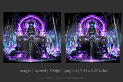 Halloween Tumbler Wrap, Halloween Demon Queen Tumbler, t3 Product Image 3