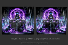 Halloween Tumbler Wrap, Halloween Demon Queen Tumbler, t3 Product Image 3