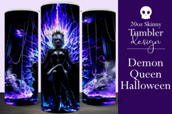 Halloween Tumbler Wrap, Halloween Demon Queen Tumbler, t6 Product Image 1