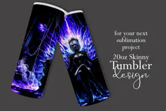 Halloween Tumbler Wrap, Halloween Demon Queen Tumbler, t6 Product Image 2