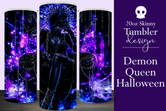 Halloween Tumbler Wrap, Halloween Demon Queen Tumbler, t8 Product Image 1