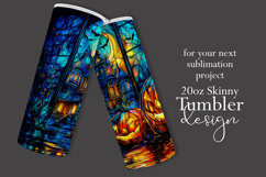Halloween Tumbler Wrap, Haunted House, Jack o Lanterns, t10 Product Image 2