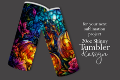 Halloween Tumbler Wrap, Haunted House, Jack o Lanterns, t11 Product Image 2