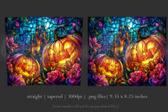 Halloween Tumbler Wrap, Haunted House, Jack o Lanterns, t11 Product Image 3