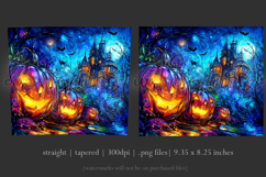 Halloween Tumbler Wrap, Haunted House, Jack o Lanterns, t4 Product Image 3