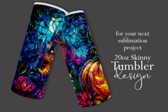 Halloween Tumbler Wrap, Haunted House, Jack o Lanterns, t5 Product Image 2