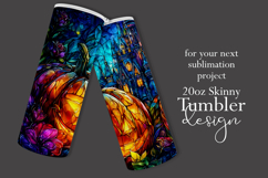 Halloween Tumbler Wrap, Haunted House, Jack o Lanterns, t6 Product Image 2