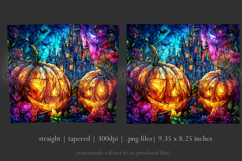 Halloween Tumbler Wrap, Haunted House, Jack o Lanterns, t6 Product Image 3