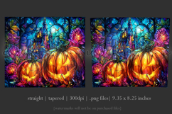 Halloween Tumbler Wrap, Haunted House, Jack o Lanterns, t7 Product Image 3