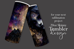 Halloween Tumbler Wrap, Halloween Demon Girl Tumbler, t2 Product Image 2