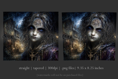 Halloween Tumbler Wrap, Halloween Demon Girl Tumbler, t3 Product Image 3