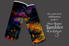 Halloween Tumbler Wrap, Halloween Demon Girl Tumbler, t5 Product Image 2