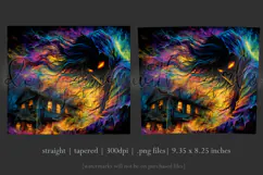 Halloween Tumbler Wrap, Halloween Demon Girl Tumbler, t5 Product Image 3