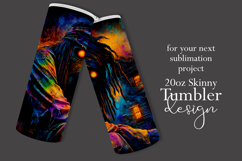 Halloween Tumbler Wrap, Halloween Demon Girl Tumbler, t6 Product Image 2