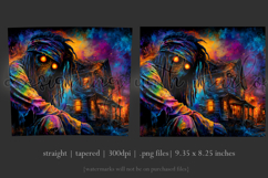 Halloween Tumbler Wrap, Halloween Demon Girl Tumbler, t6 Product Image 3