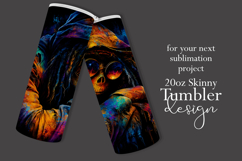 Halloween Tumbler Wrap, Halloween Demon Girl Tumbler, t8 Product Image 2