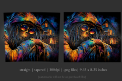 Halloween Tumbler Wrap, Halloween Demon Girl Tumbler, t8 Product Image 3