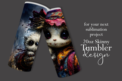 Halloween Tumbler Wrap, Halloween Raggedy Scarecrow, t3 Product Image 2