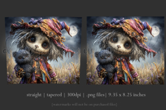 Halloween Tumbler Wrap, Halloween Raggedy Scarecrow, t4 Product Image 3